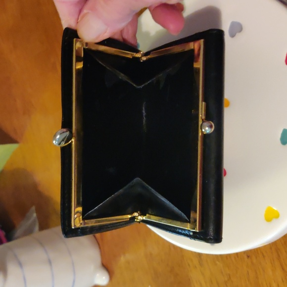 Salvatore Ferragamo Black Wallet with Gold Hardware - Picture 4 of 16